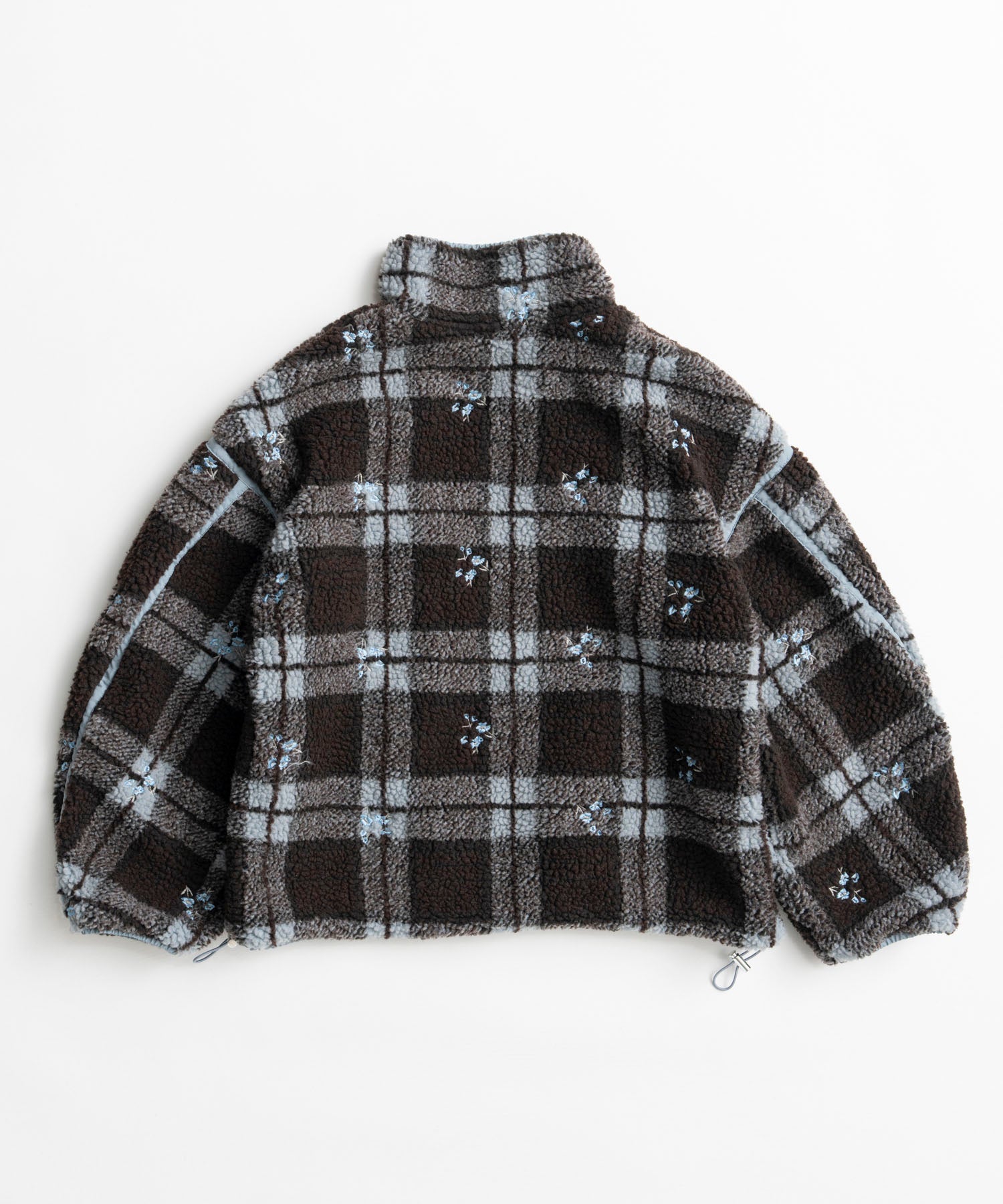 【26AUTUMN PRE-ORDER】Flower Embroidery Boa Blouson