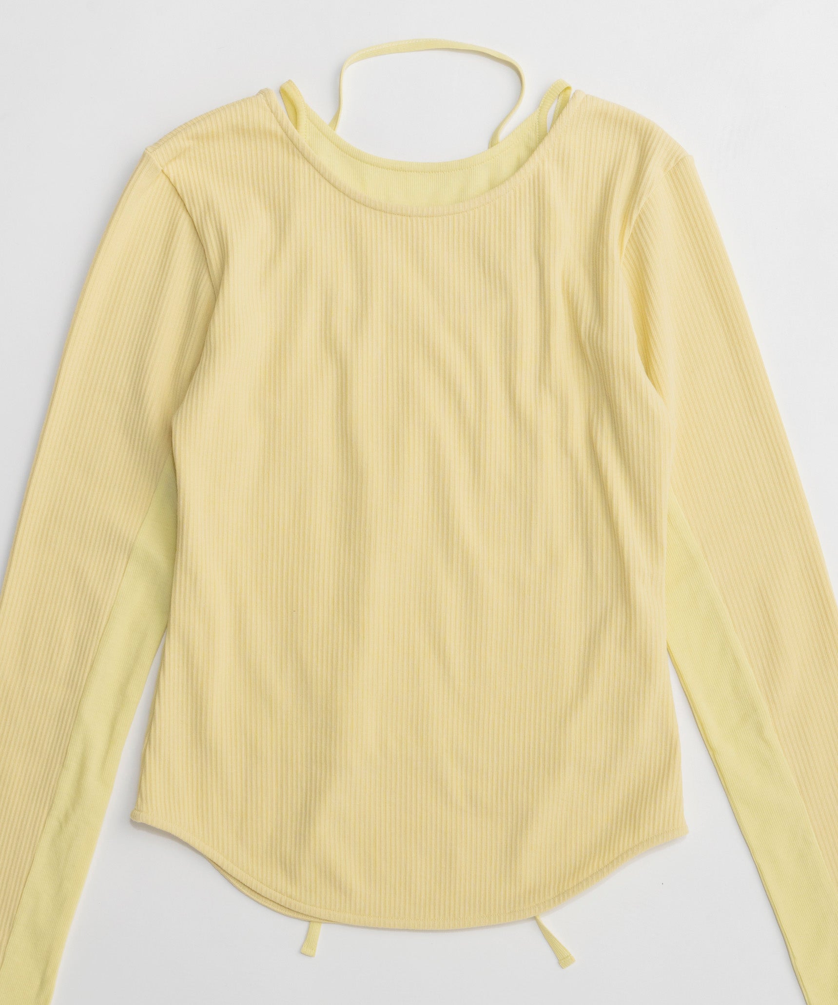 【26SPRING PRE-ORDER】Layered Rib Top