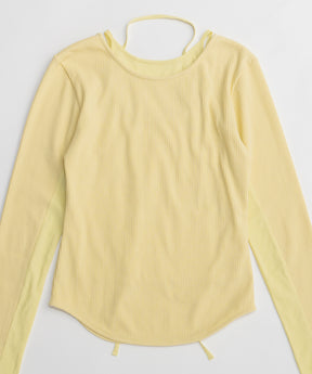 【26SPRING PRE-ORDER】Layered Rib Top