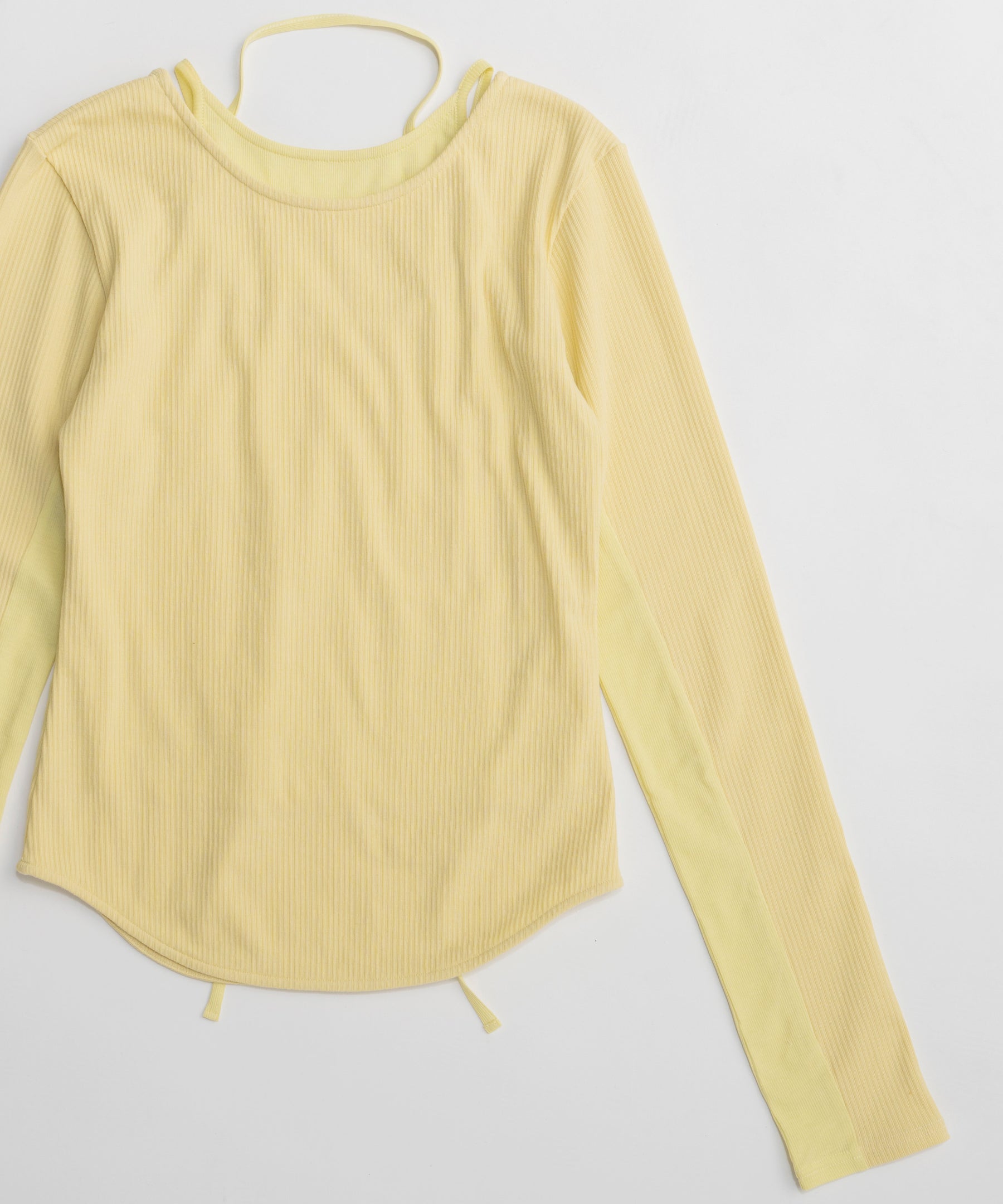 【26SPRING PRE-ORDER】Layered Rib Top
