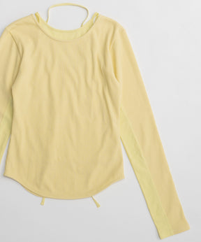 【26SPRING PRE-ORDER】Layered Rib Top