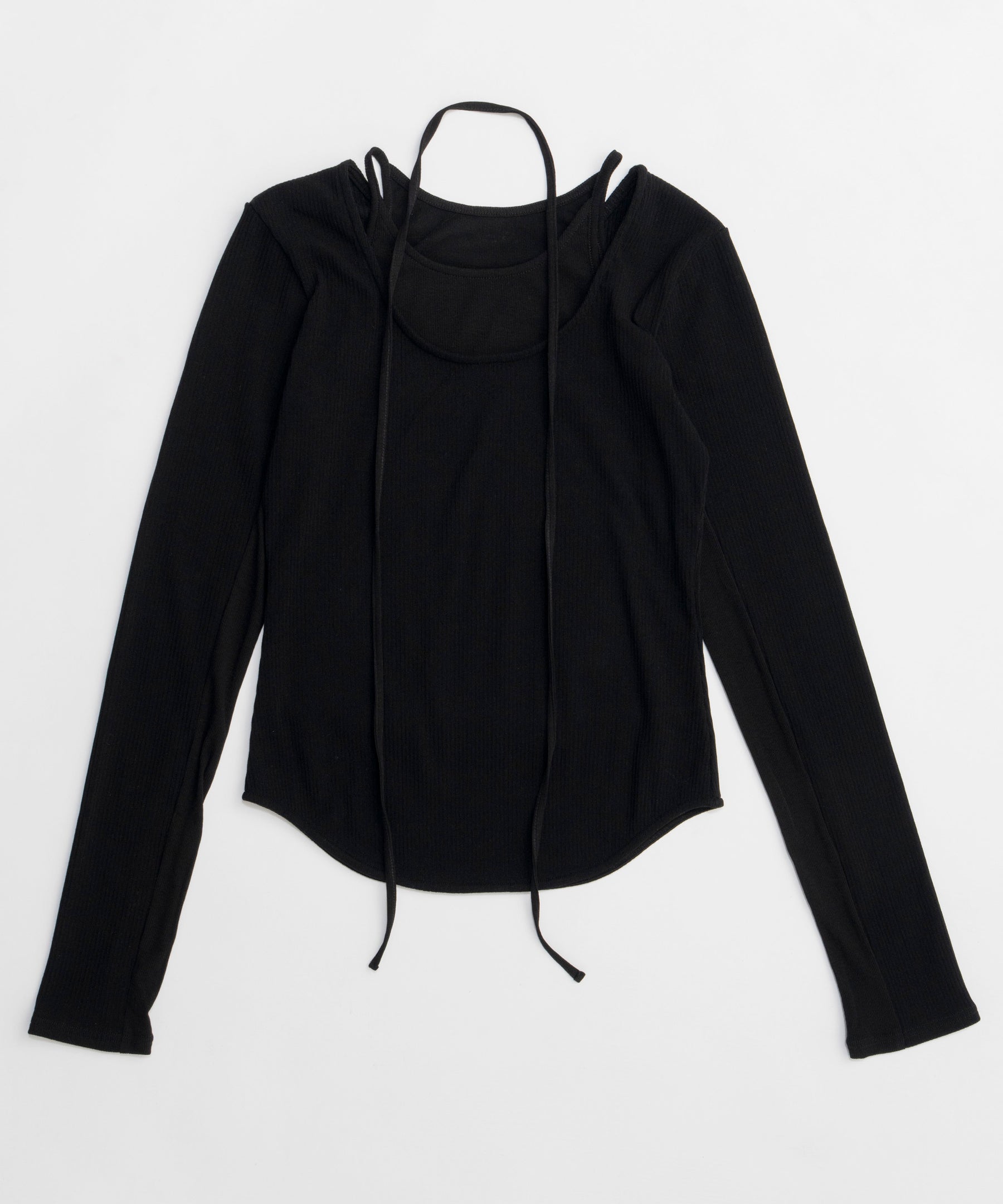 【26SPRING PRE-ORDER】Layered Rib Top