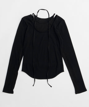 【26SPRING PRE-ORDER】Layered Rib Top