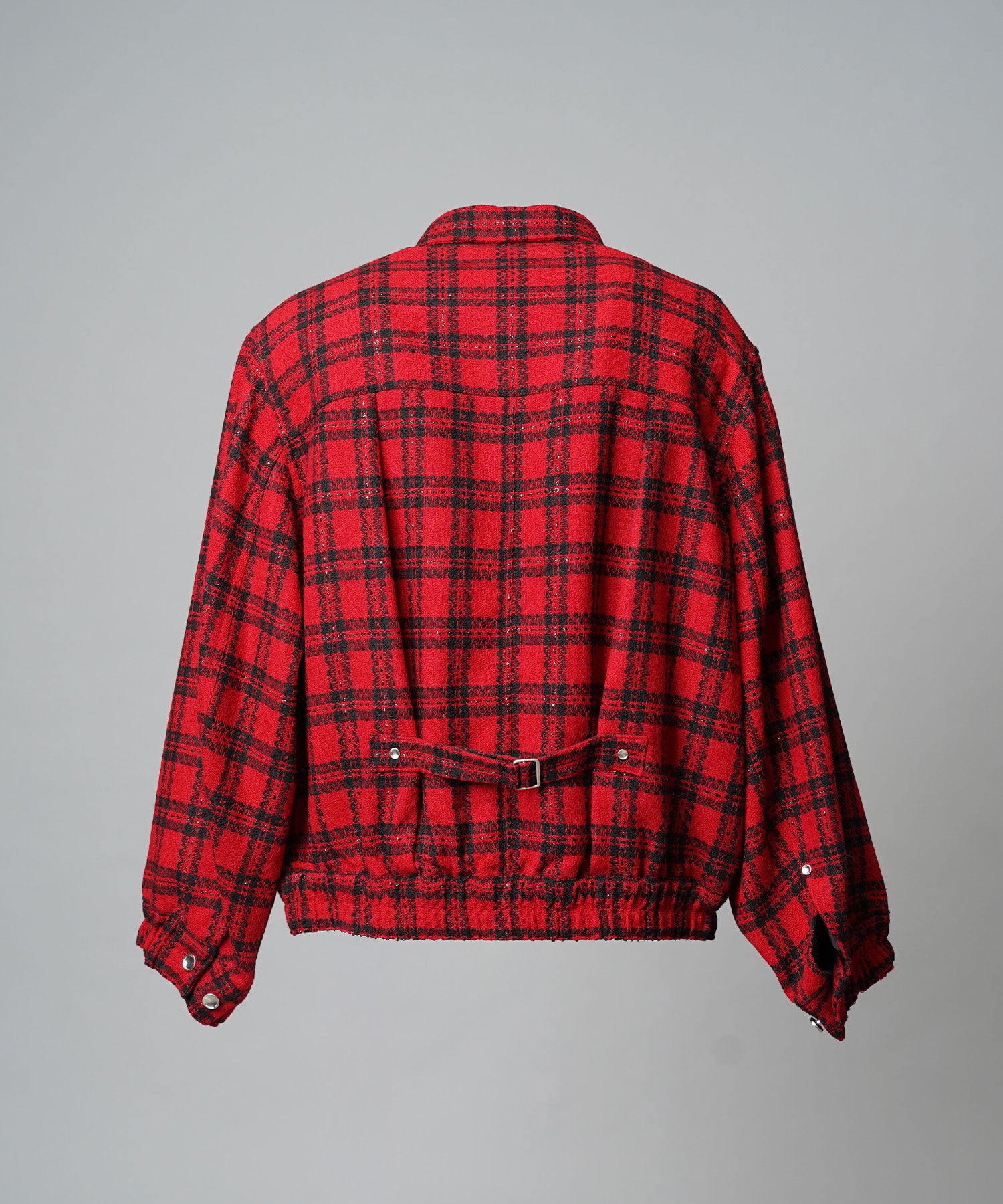 [Italian Dead Stock Fabric] Prime-Over Switching Stand Blouson