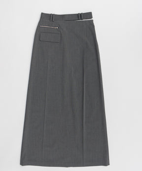 【26SPRING PRE-ORDER】Sewing Tack Maxi Skirt