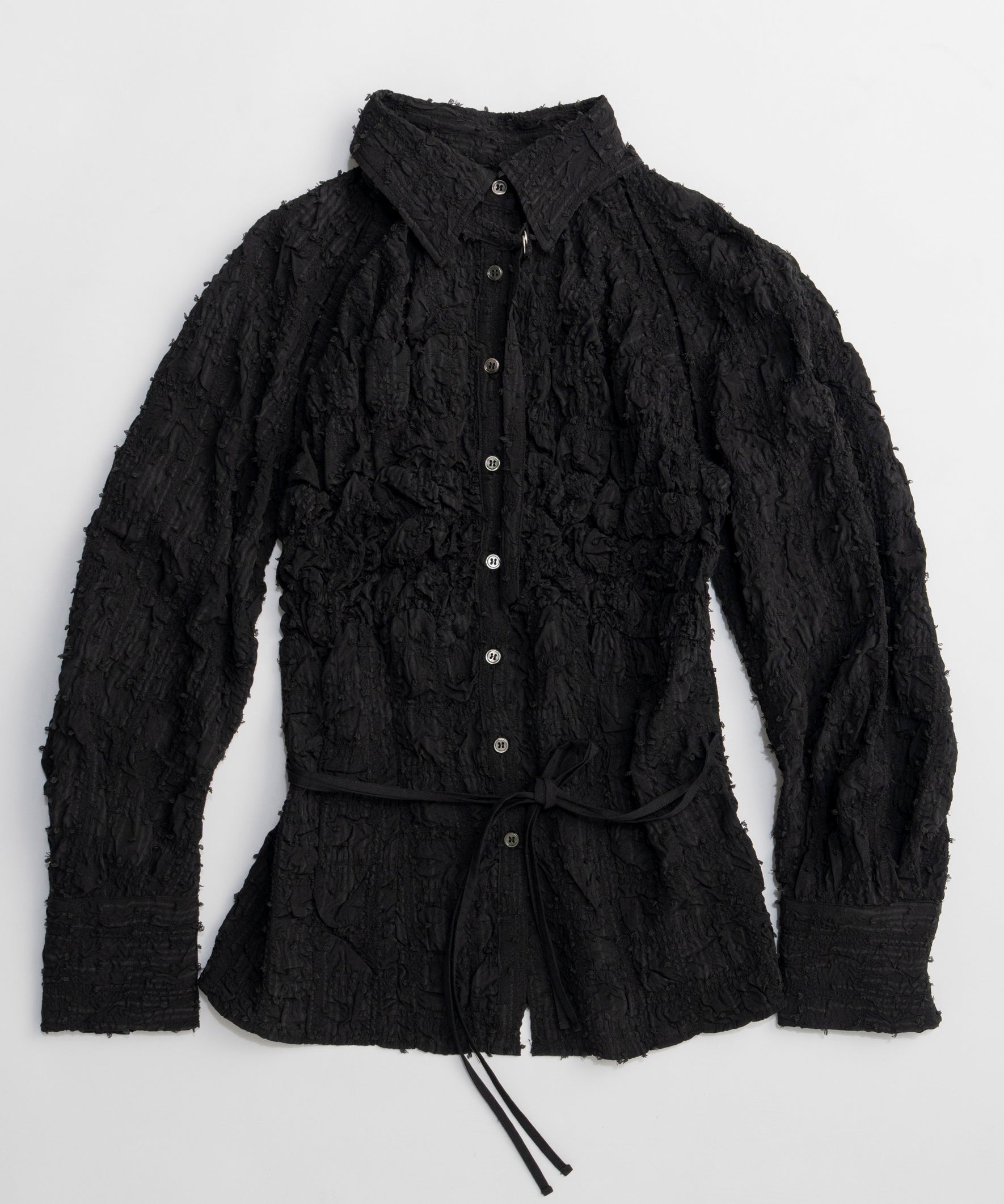 【26SPRING PRE-ORDER】Shirring Fabric Shape Shirt