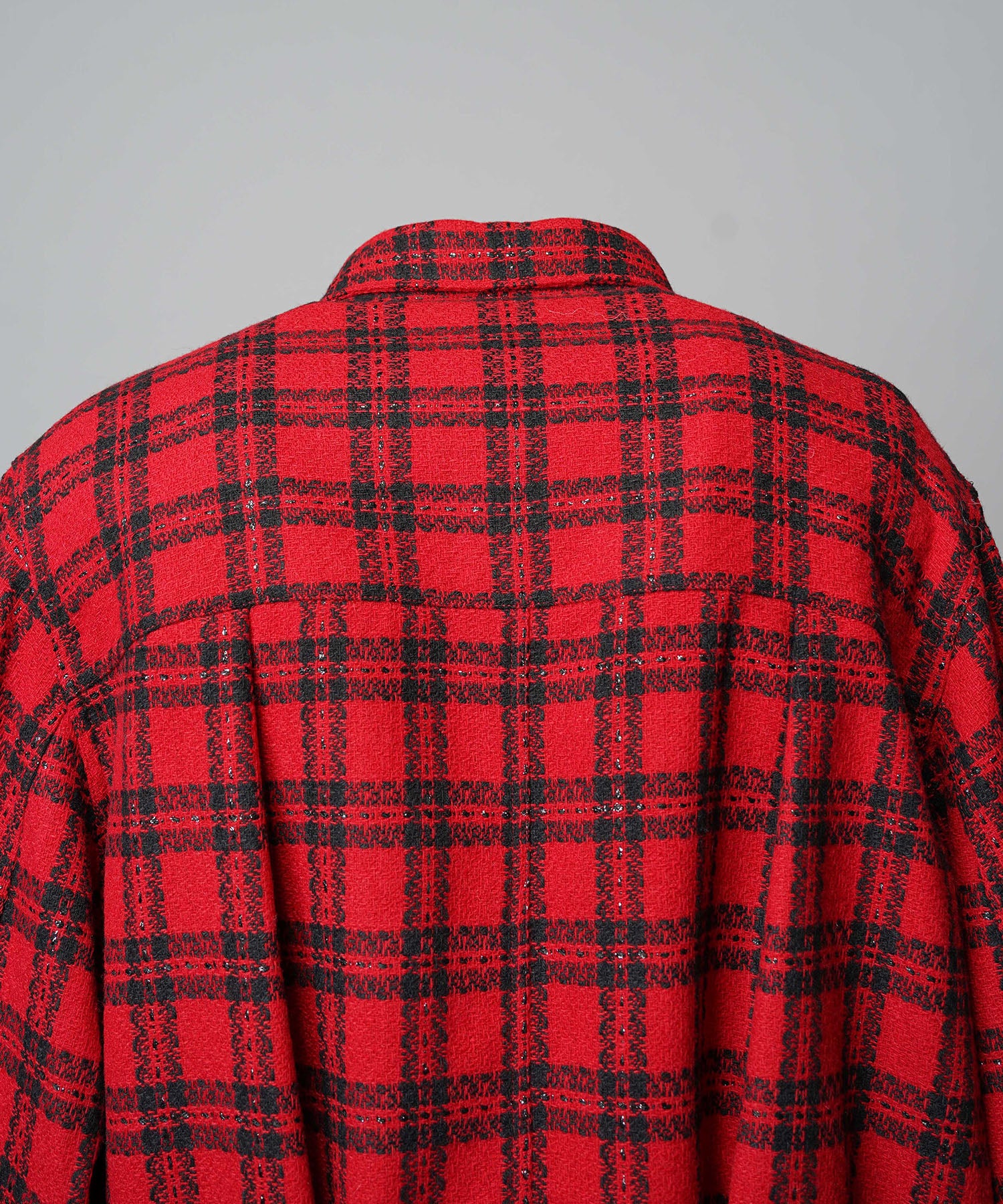 [Italian Dead Stock Fabric] Prime-Over Switching Stand Blouson