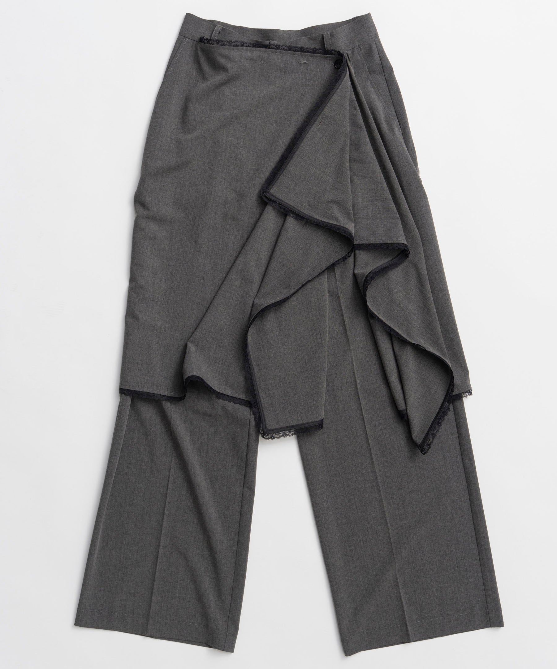【2026Summer PRE-ORDER】Wrap-Draped Skirt Pants