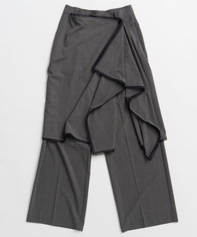 【2026Summer PRE-ORDER】Wrap-Draped Skirt Pants