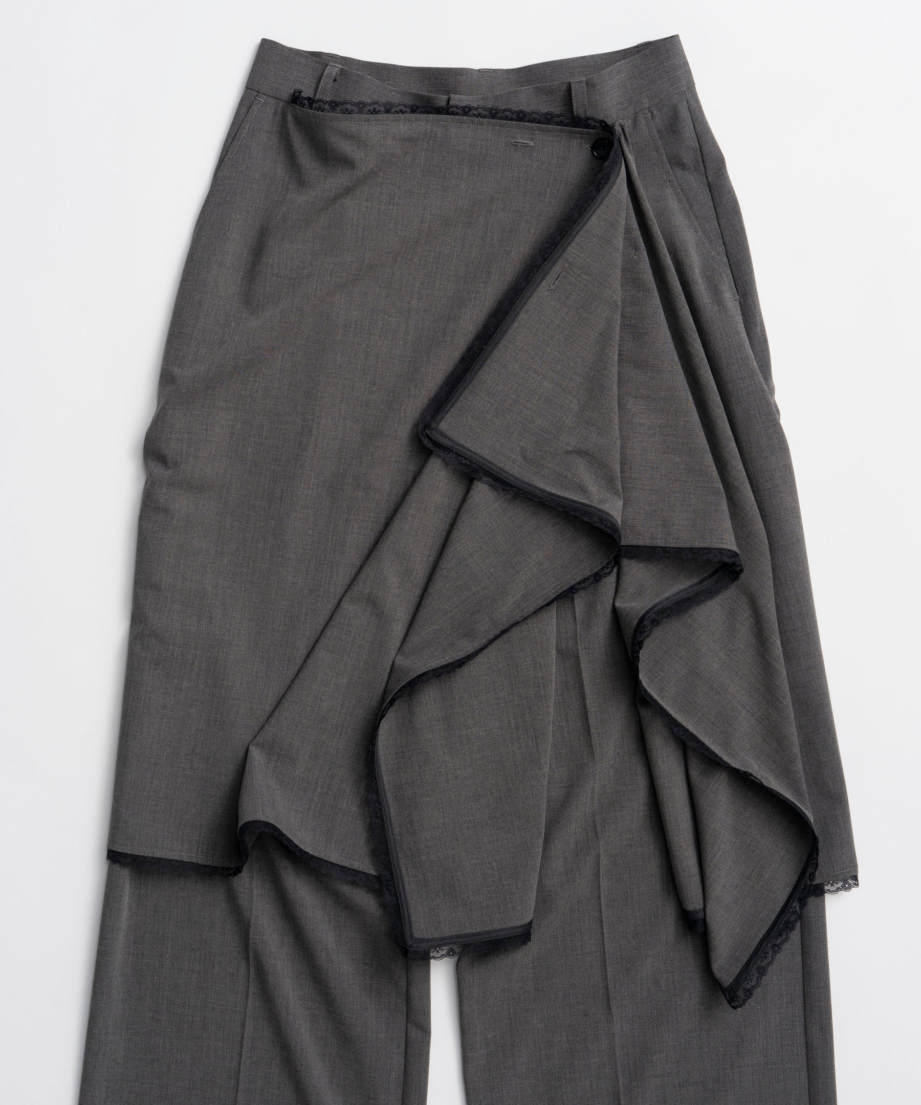 【2026Summer PRE-ORDER】Wrap-Draped Skirt Pants