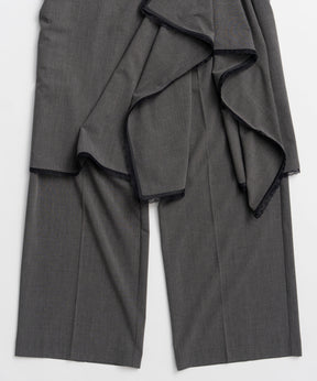 【2026Summer PRE-ORDER】Wrap-Draped Skirt Pants