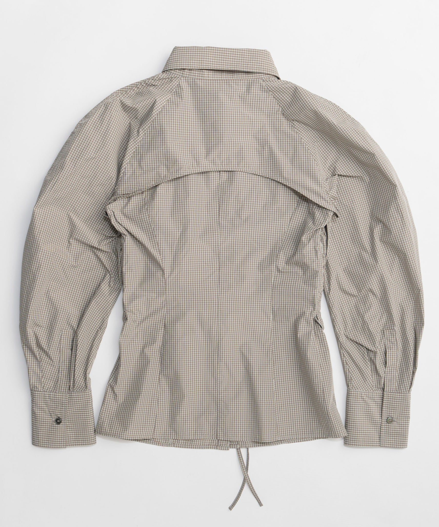 【26SPRING PRE-ORDER】Shirring Fabric Shape Shirt