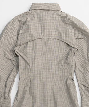 【26SPRING PRE-ORDER】Shirring Fabric Shape Shirt