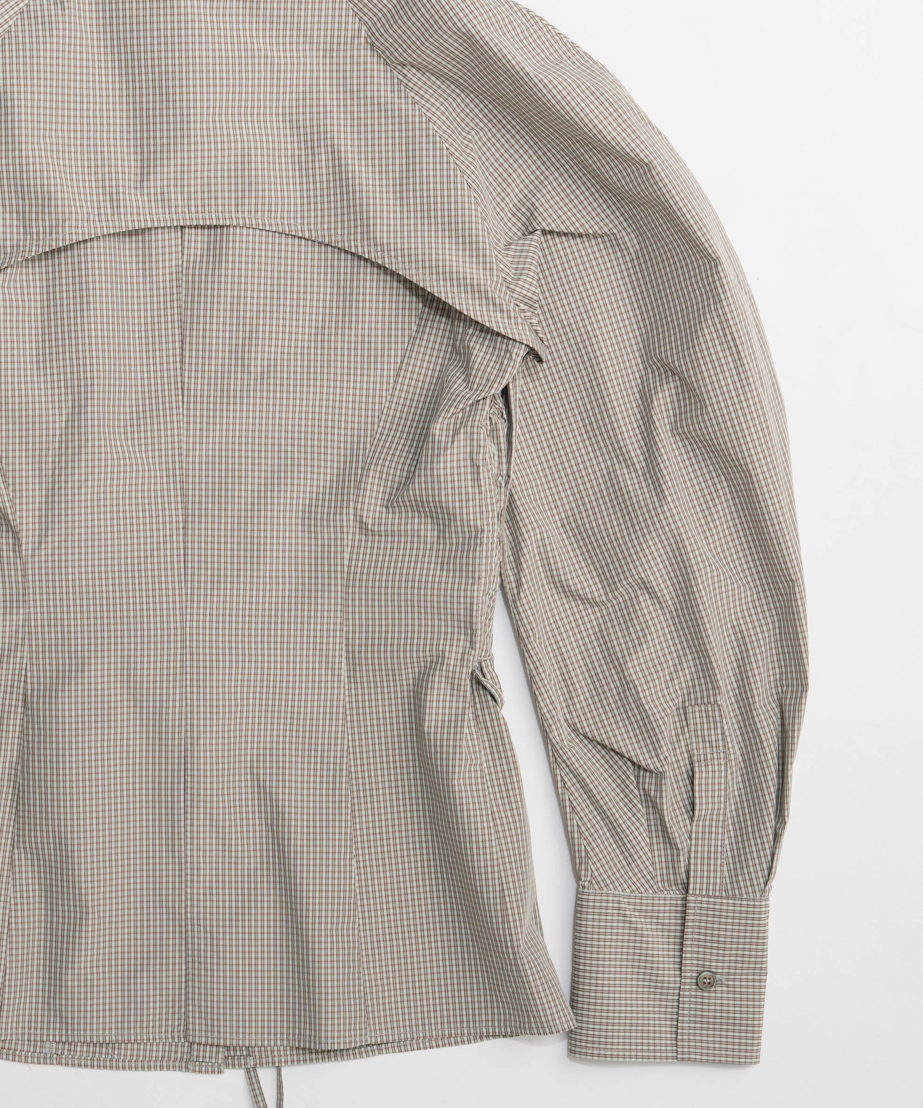 【26SPRING PRE-ORDER】Shirring Fabric Shape Shirt