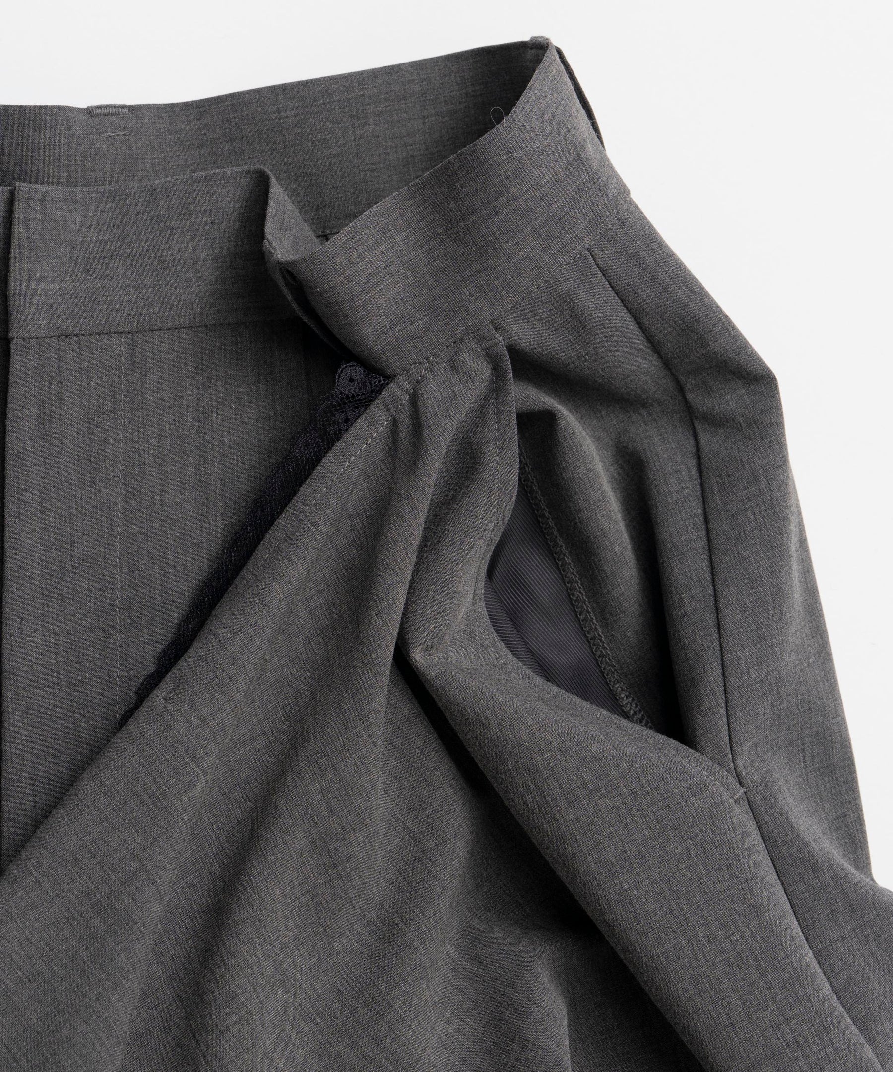 【2026Summer PRE-ORDER】Wrap-Draped Skirt Pants