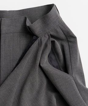 【2026Summer PRE-ORDER】Wrap-Draped Skirt Pants