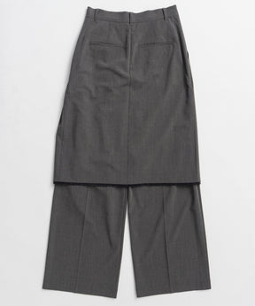 【2026Summer PRE-ORDER】Wrap-Draped Skirt Pants