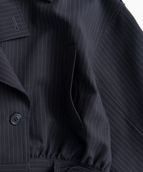 【26AUTUMN PRE-ORDER】Suiting Short Trench Coat