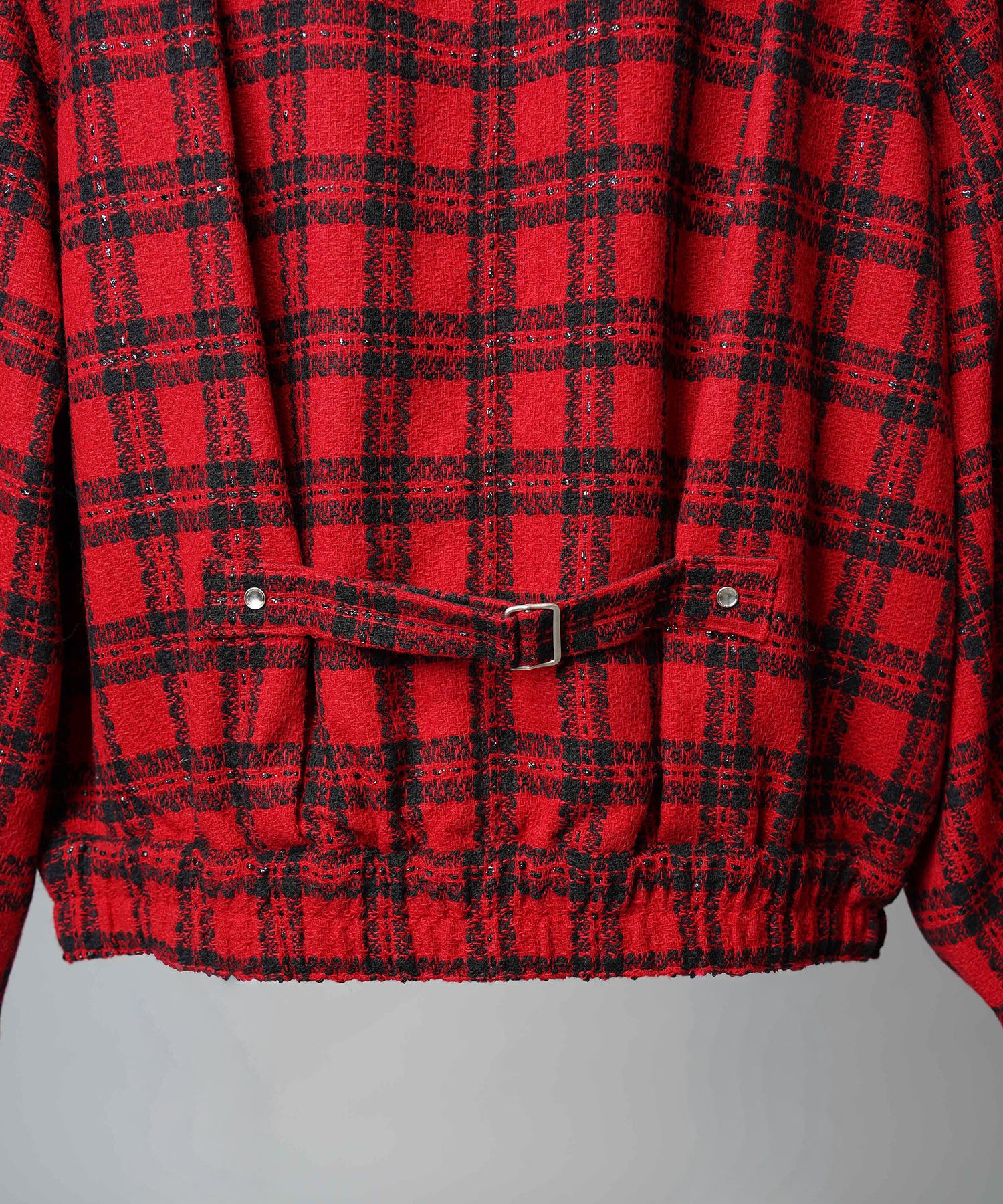 [Italian Dead Stock Fabric] Prime-Over Switching Stand Blouson