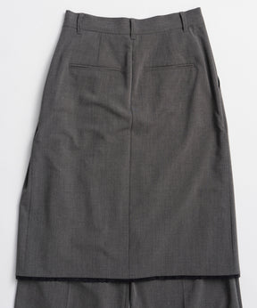 【2026Summer PRE-ORDER】Wrap-Draped Skirt Pants
