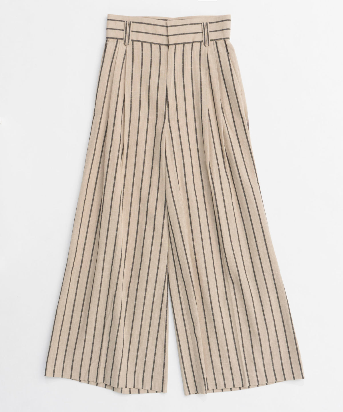 【25SPRING PRE-ORDER】Stripe Tack Wide Silhouette Pants