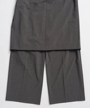 【2026Summer PRE-ORDER】Wrap-Draped Skirt Pants