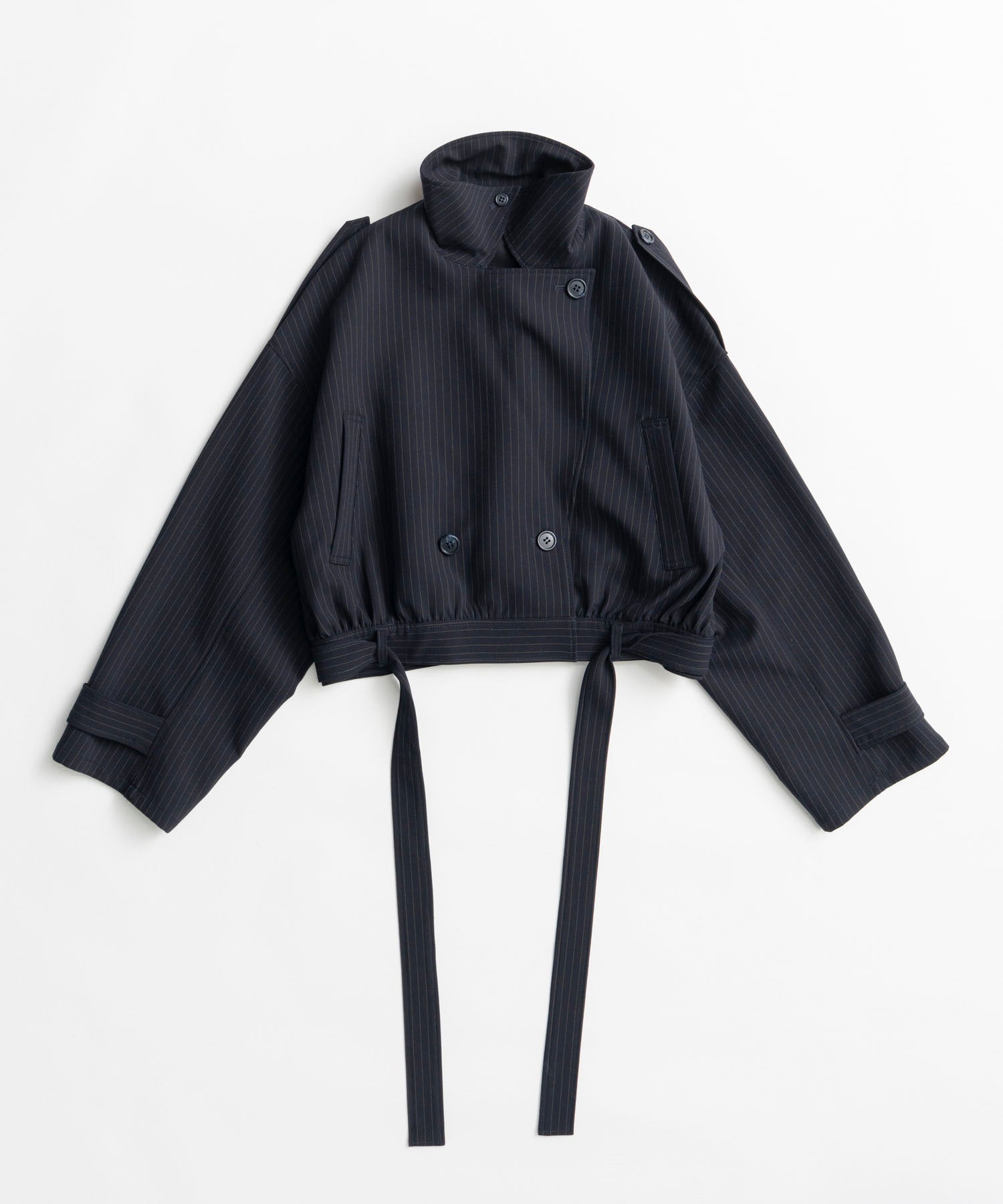 【26AUTUMN PRE-ORDER】Suiting Short Trench Coat