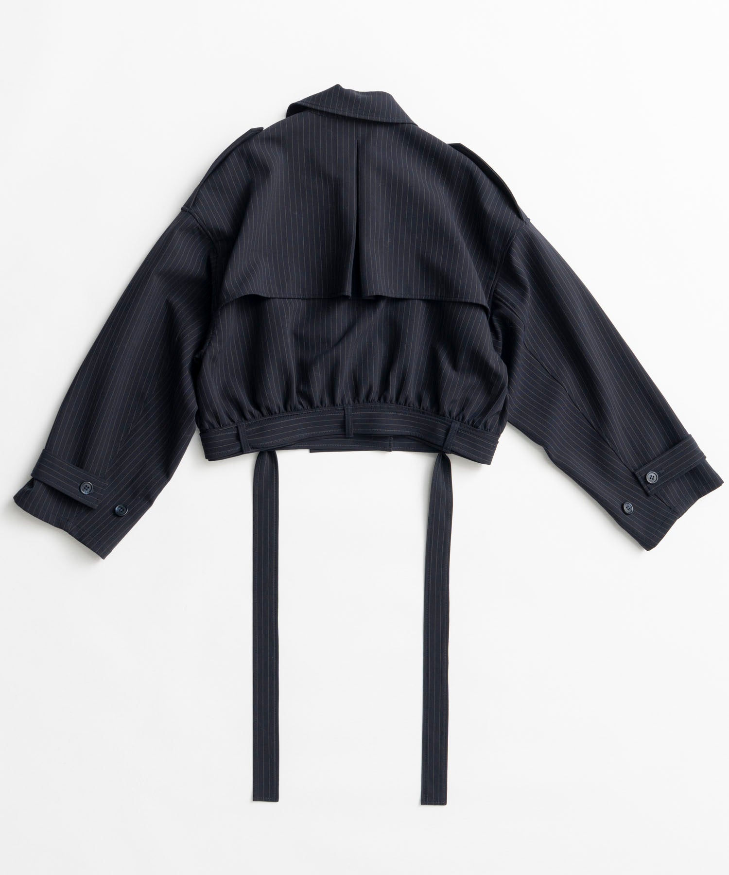 【26AUTUMN PRE-ORDER】Suiting Short Trench Coat