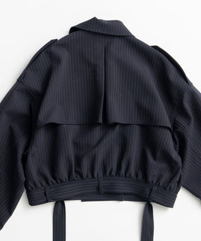 【26AUTUMN PRE-ORDER】Suiting Short Trench Coat