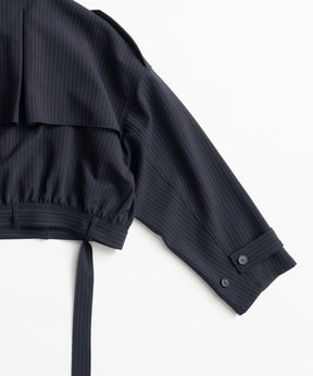 【26AUTUMN PRE-ORDER】Suiting Short Trench Coat