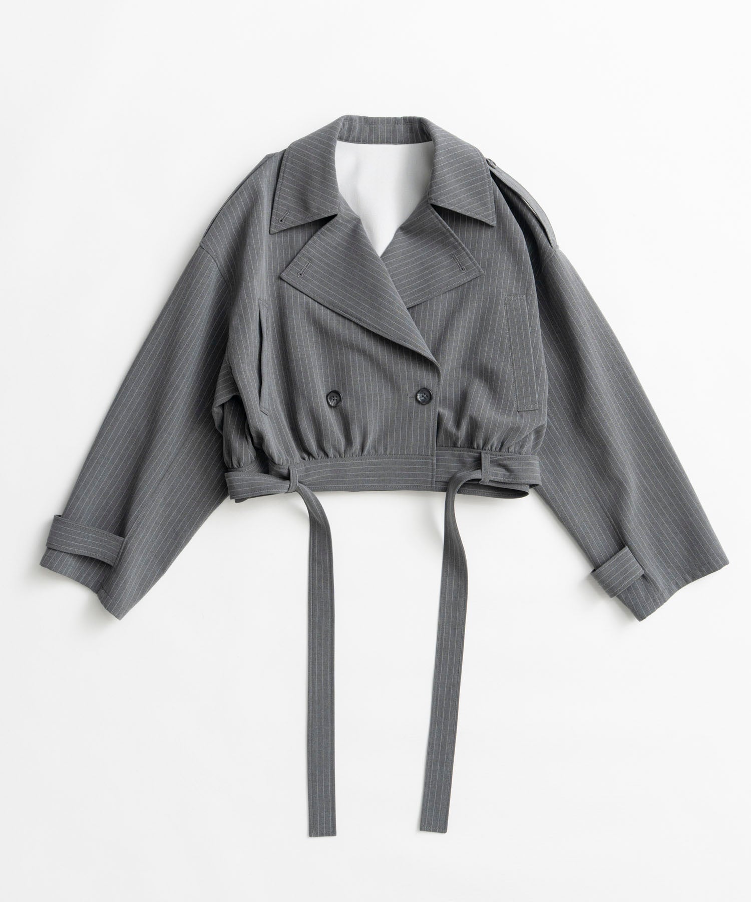 【26AUTUMN PRE-ORDER】Suiting Short Trench Coat