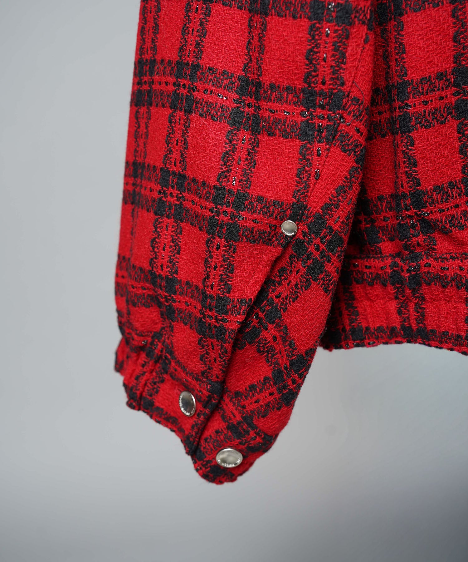 [Italian Dead Stock Fabric] Prime-Over Switching Stand Blouson