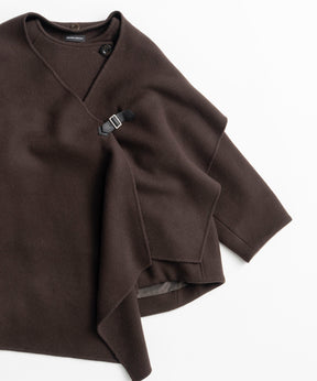 【26AUTUMN PRE-ORDER】2WAY Scarf Middle Coat