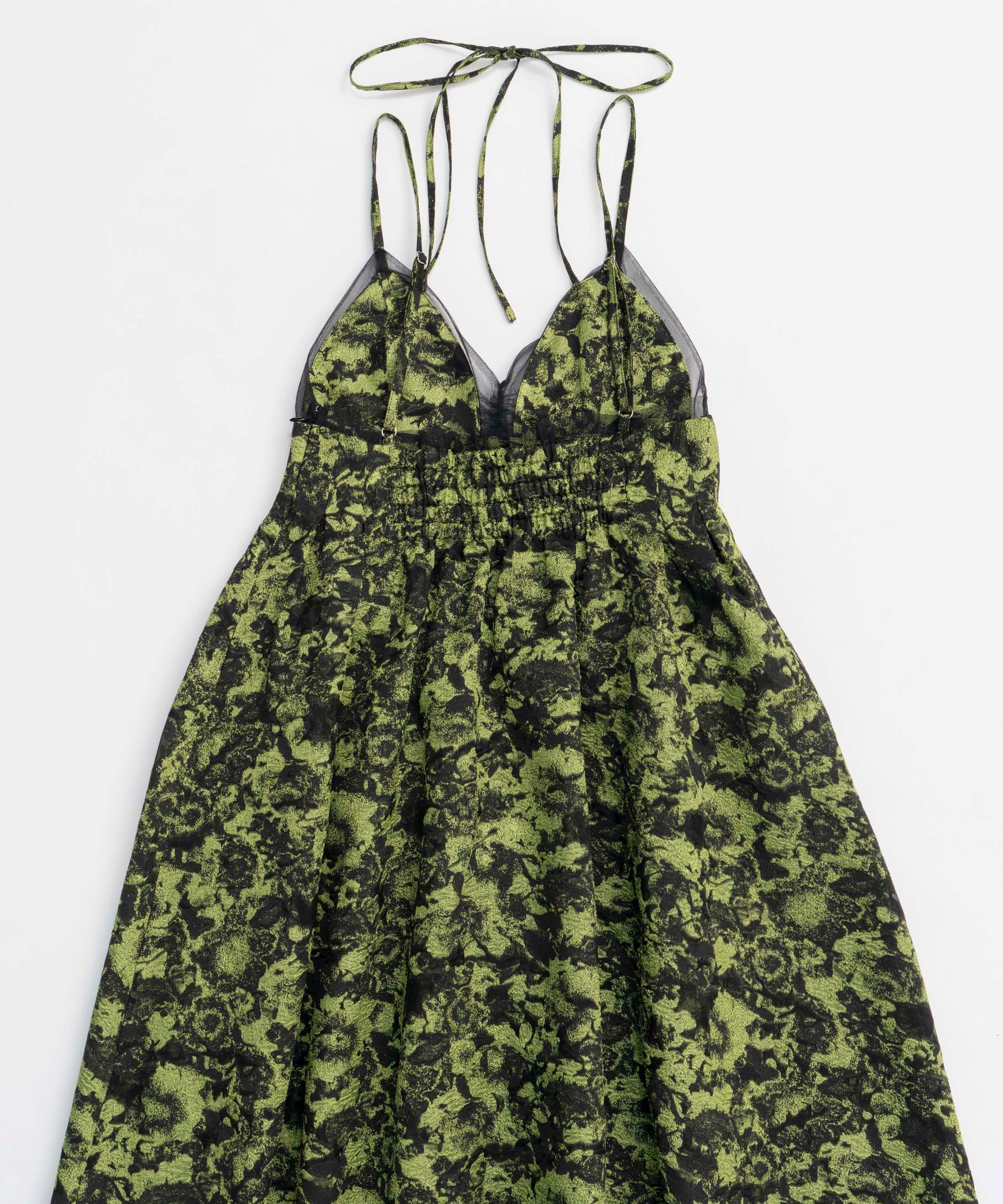 【25SPRING PRE-ORDER】Lame Jacquard Volume Silhouette Dress