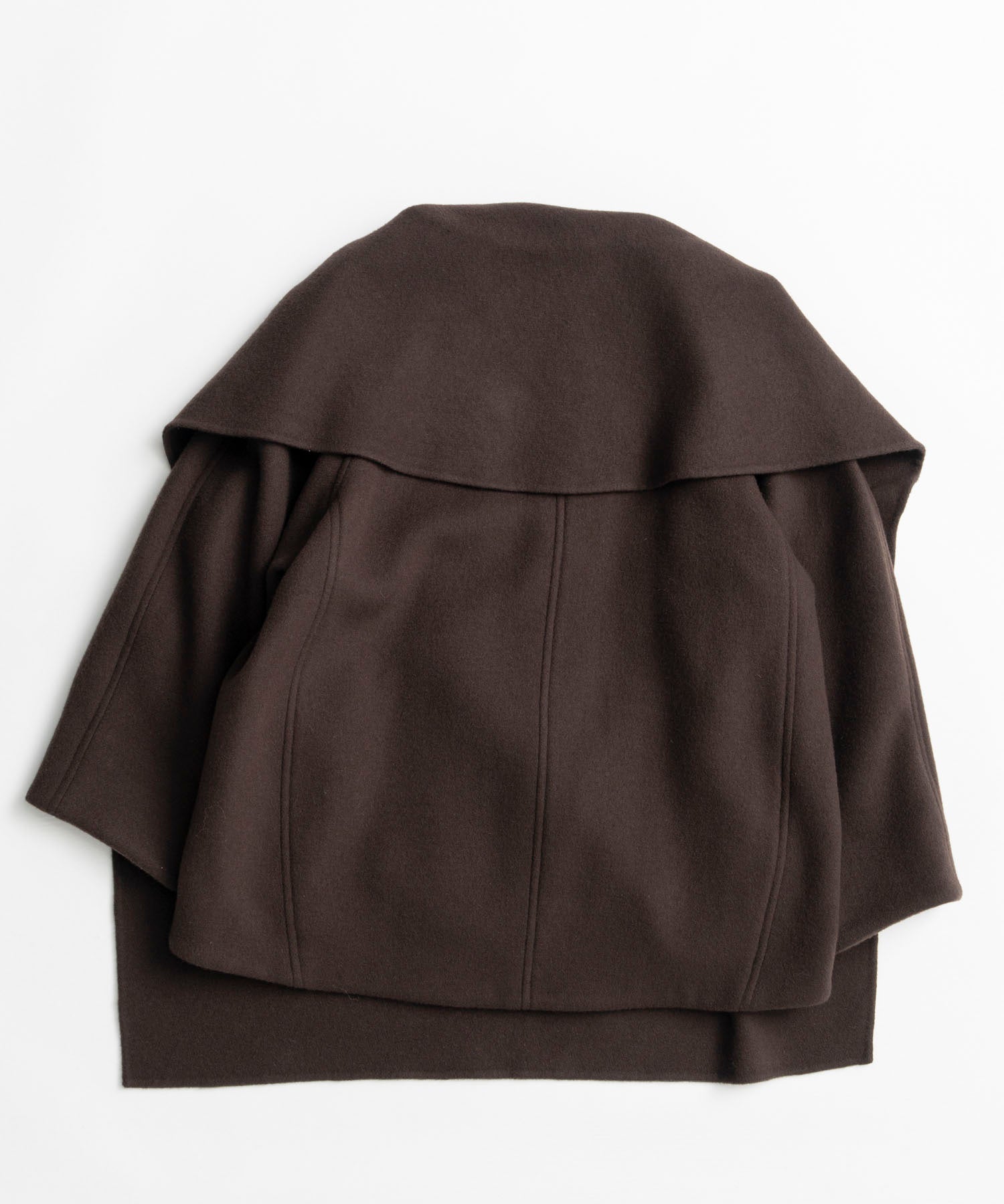 【26AUTUMN PRE-ORDER】2WAY Scarf Middle Coat