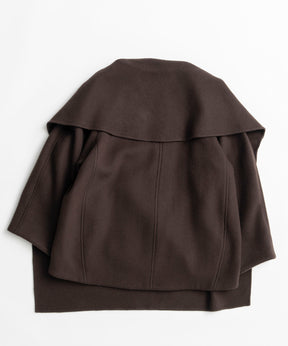 【26AUTUMN PRE-ORDER】2WAY Scarf Middle Coat