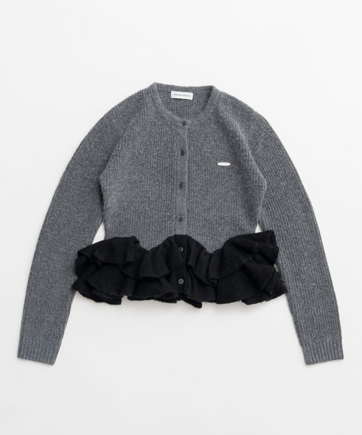 【26WINTER PRE-ORDER】Gathered Frill Knit Cardigan