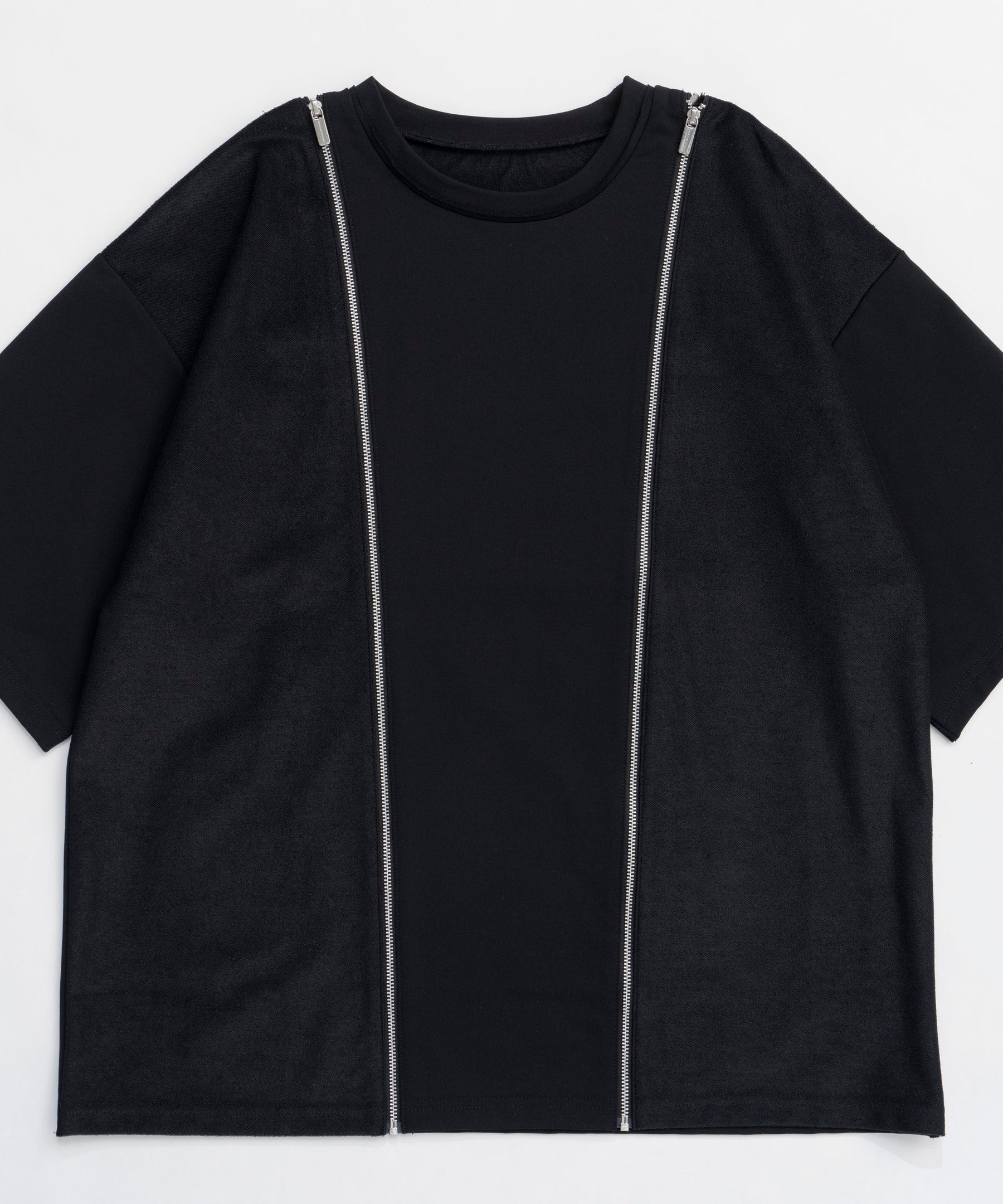 【25SPRING PRE-ORDER】Shoulder Zip Design T-shirt