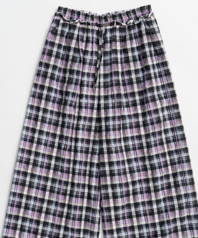 【2026Summer PRE-ORDER】Checkered Wide Pants Pants