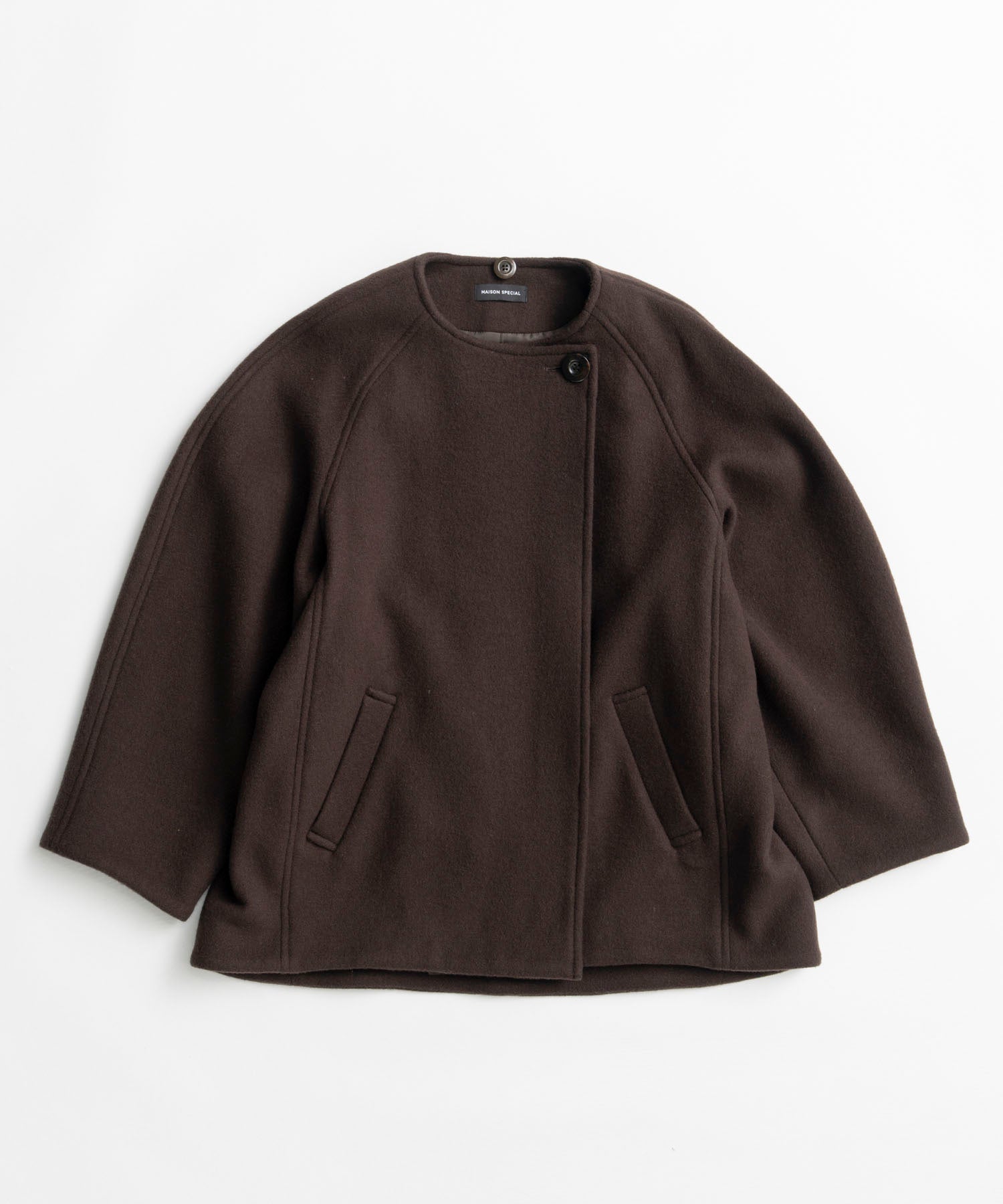 【26AUTUMN PRE-ORDER】2WAY Scarf Middle Coat