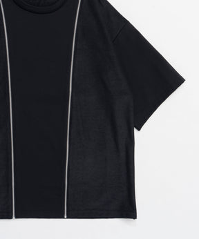 【25SPRING PRE-ORDER】Shoulder Zip Design T-shirt