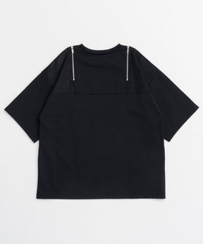 【25SPRING PRE-ORDER】Shoulder Zip Design T-shirt