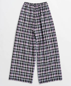 【2026Summer PRE-ORDER】Checkered Wide Pants Pants