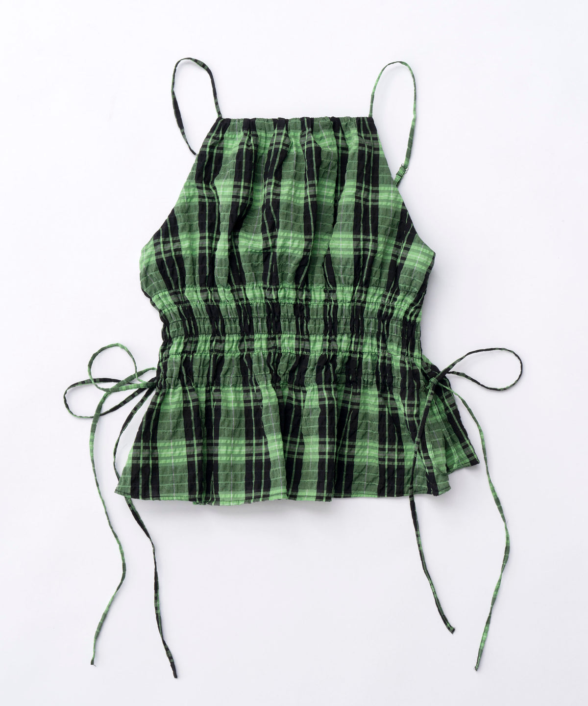 [PRE-ORDER] CHECKED SHIRRING BUSTIER