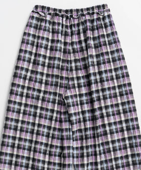 【2026Summer PRE-ORDER】Checkered Wide Pants Pants