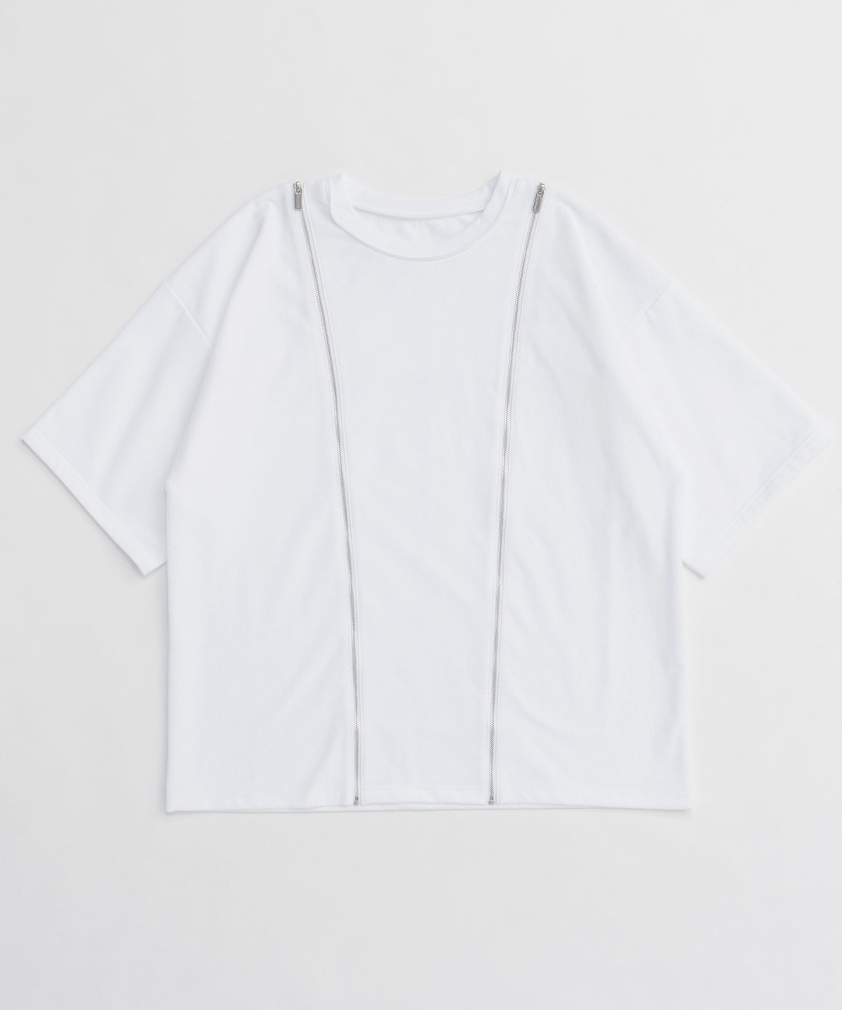 【25SPRING PRE-ORDER】Shoulder Zip Design T-shirt