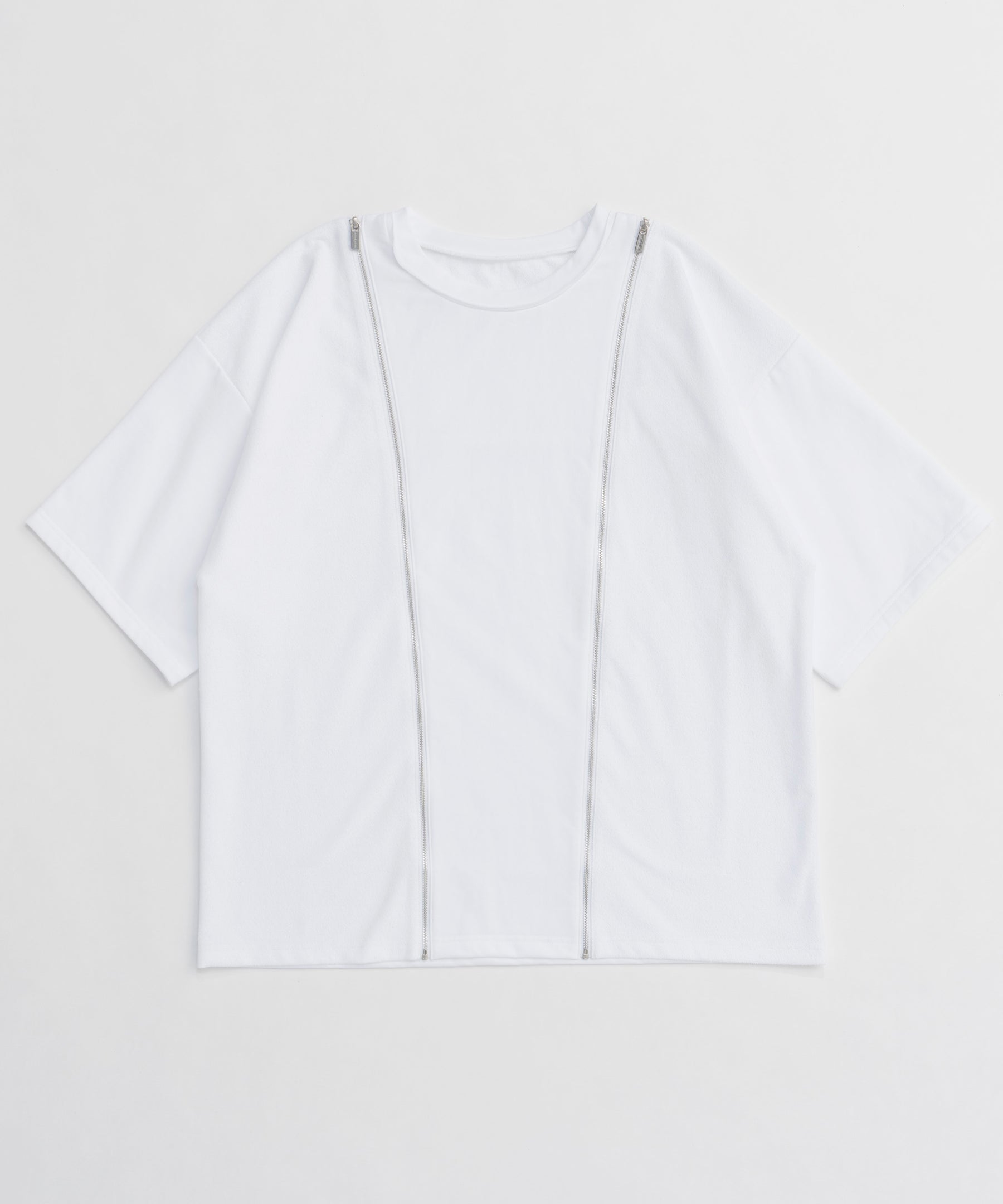 【25SPRING PRE-ORDER】Shoulder Zip Design T-shirt