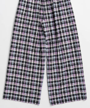 【2026Summer PRE-ORDER】Checkered Wide Pants Pants