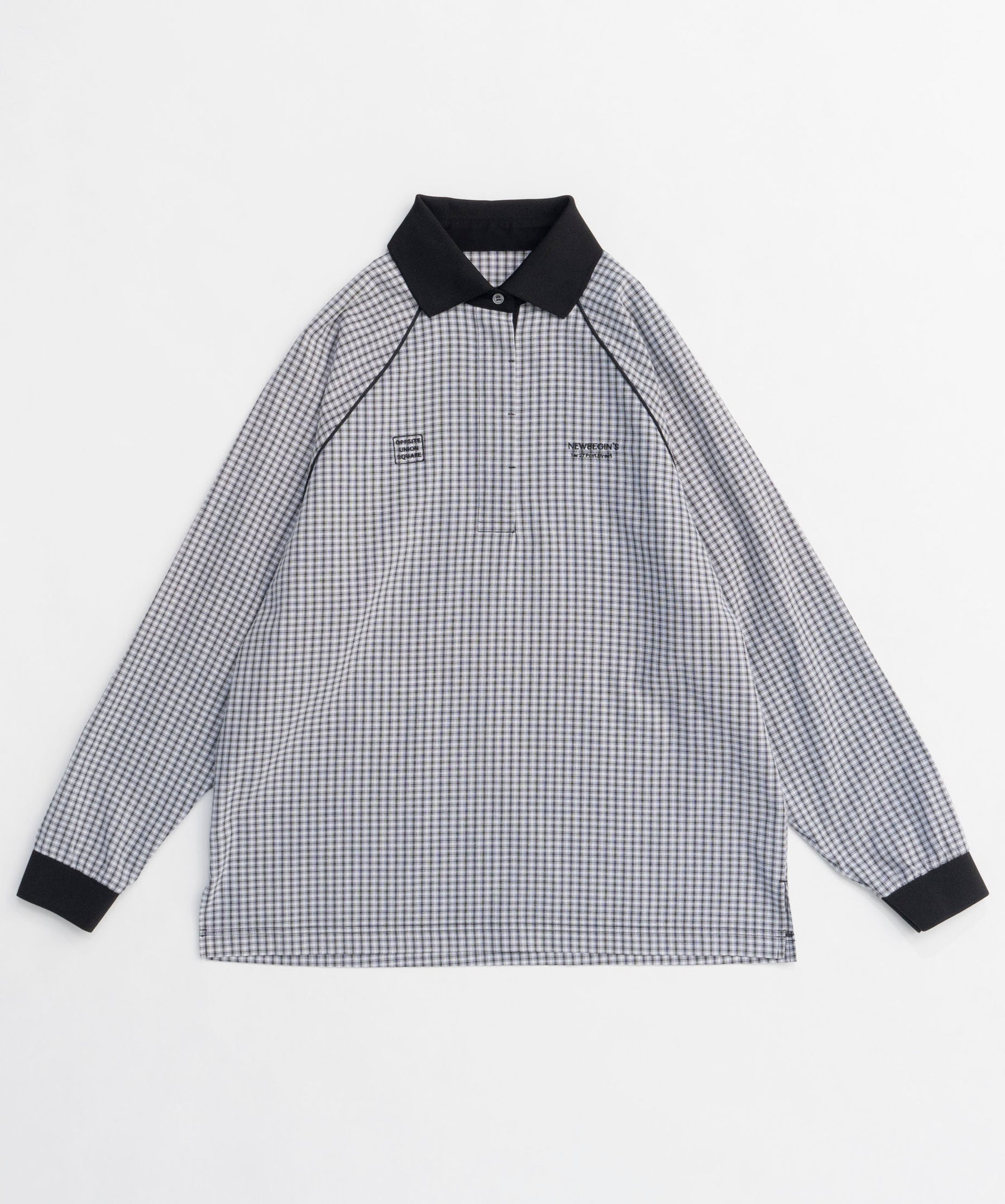 【25SPRING PRE-ORDER】NEW BEGING plaid pattern Polo Shirt