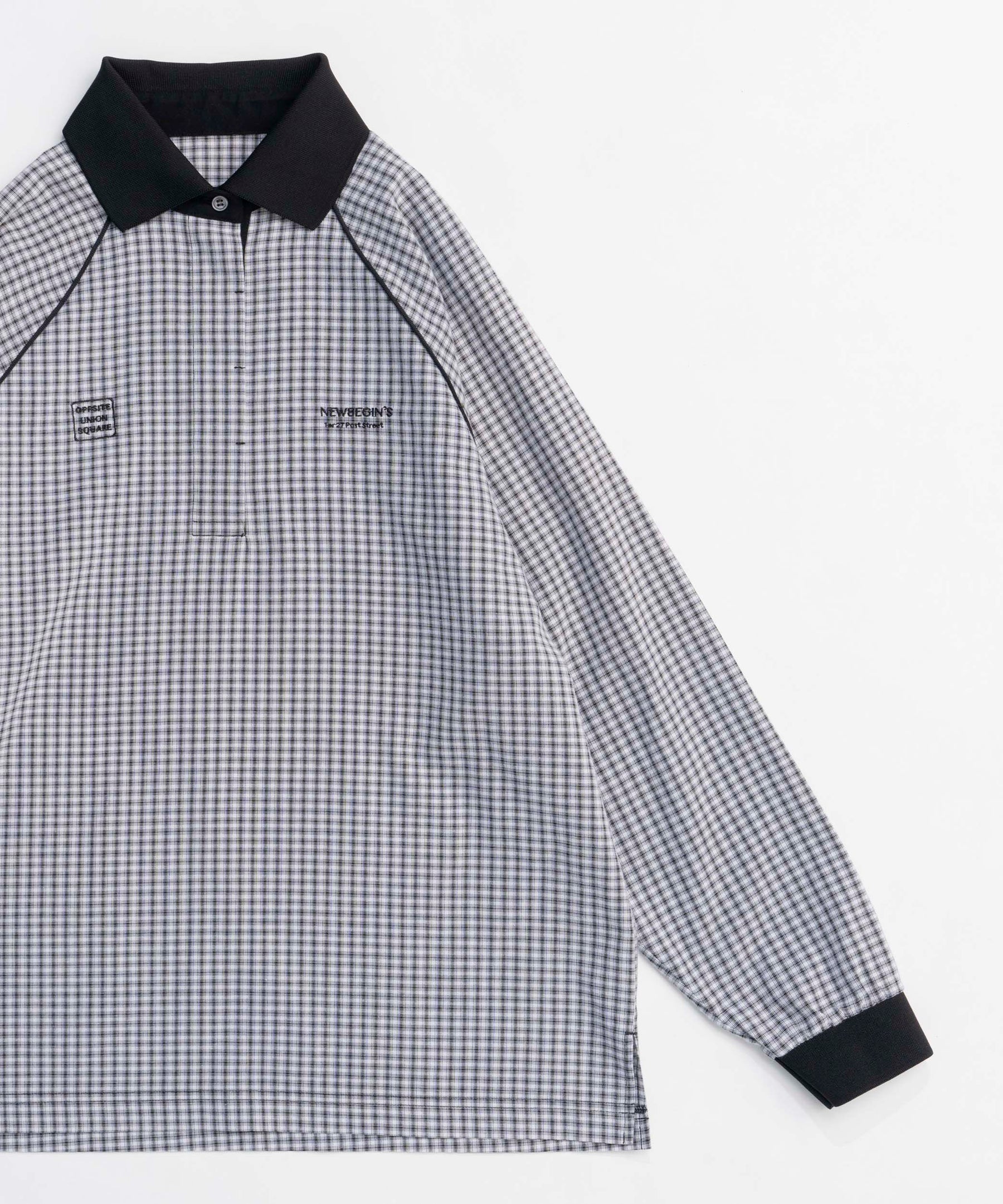 【25SPRING PRE-ORDER】NEW BEGING plaid pattern Polo Shirt